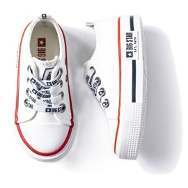 Sneakers bianche per bambini Big Star KK374042 bianco