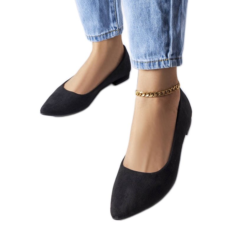 Ballerine nere con tacco basso di Bérubé nero