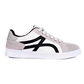 Scarpe sportive Shelovet bianche e grigie da donna bianco