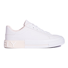 Shelovet classiche scarpe sportive bianche bianco
