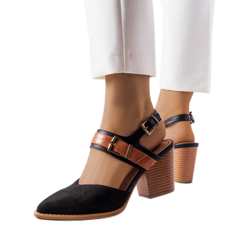 Décolleté stiletto nere Hardouin nero