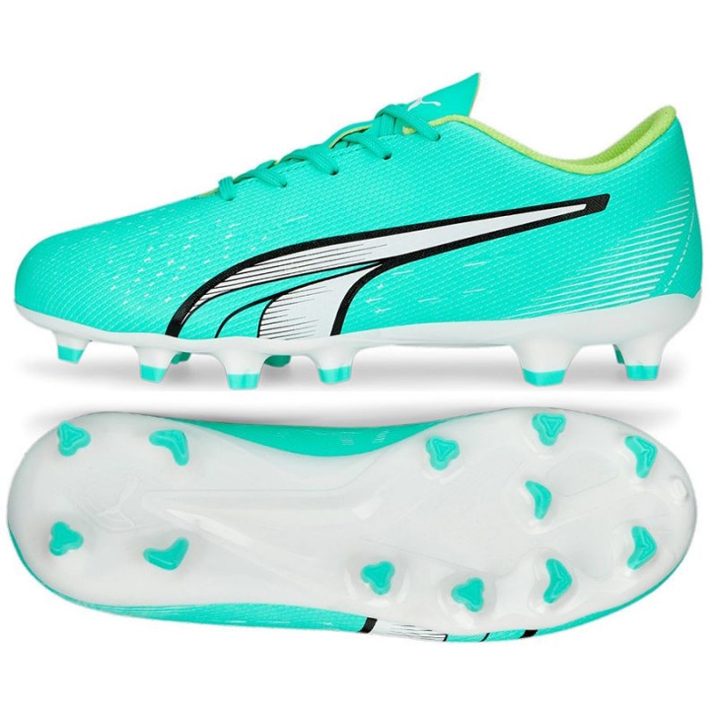 Scarpe da calcio Puma Ultra Play FG/AG Jr 107233 03 verde verde