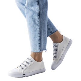 Sneakers slip-on Big Star HH274094 bianche bianco