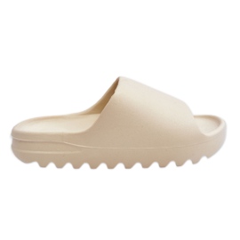 PS1 Pantofole con plateau alla moda Estella beige chiaro