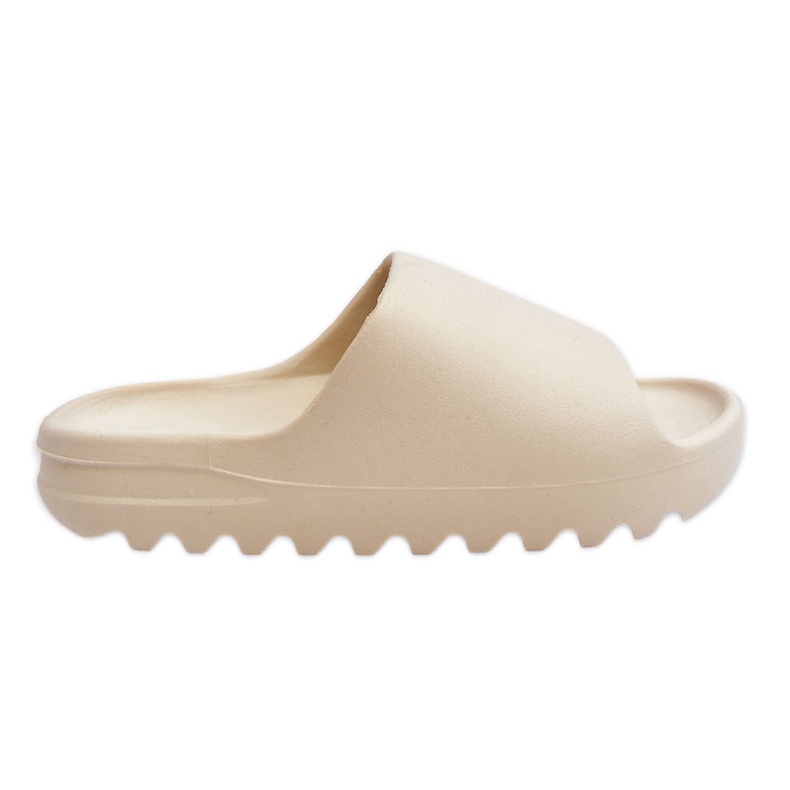 PS1 Pantofole con plateau alla moda Estella beige chiaro