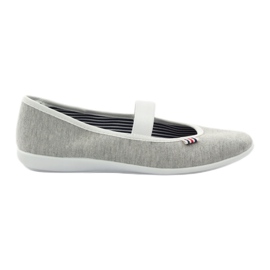 Sneakers da donna ballerina Befado 493q sz bianco multicolore grigio