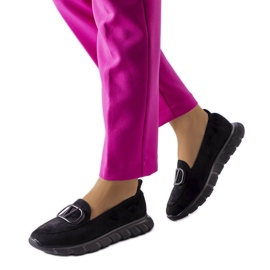 Venezia Sneaker senza lacci di colore nero di Vincez