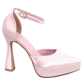 Décolleté con plateau Carlie Champagne beige