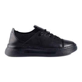 Scarpe da donna in pelle nera T.Sokolski nero