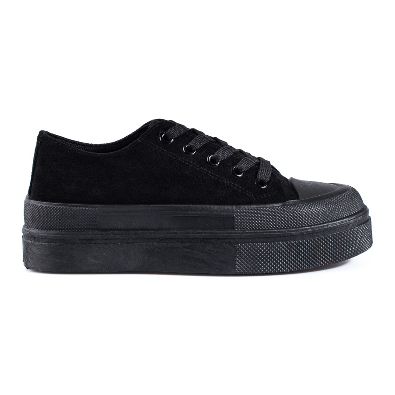 Sneakers alte con plateau nere Shelovet nero