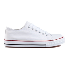 Sneakers classiche bianche Shelovet bianco