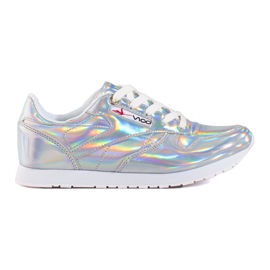 Sneaker Shelovet color argento olografico