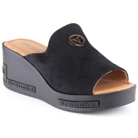 Vinceza W 10907 sandali con zeppa neri nero