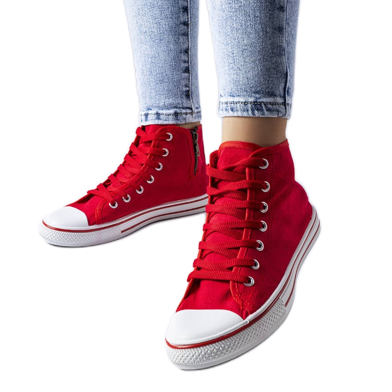 Stivaletti rossi di Alaine rosso
