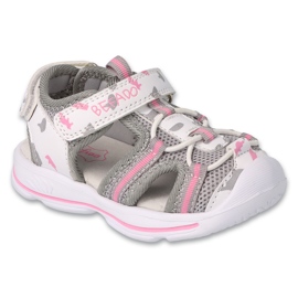 Scarpe per bambini Befado grigio 170P076 bianco