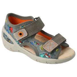Scarpe per bambini Befado pu 065X167 grigio