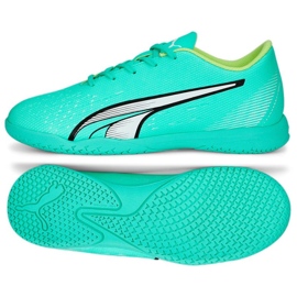 Scarpe da calcio Puma Ultra Play It Jr 107237 01 verde verde