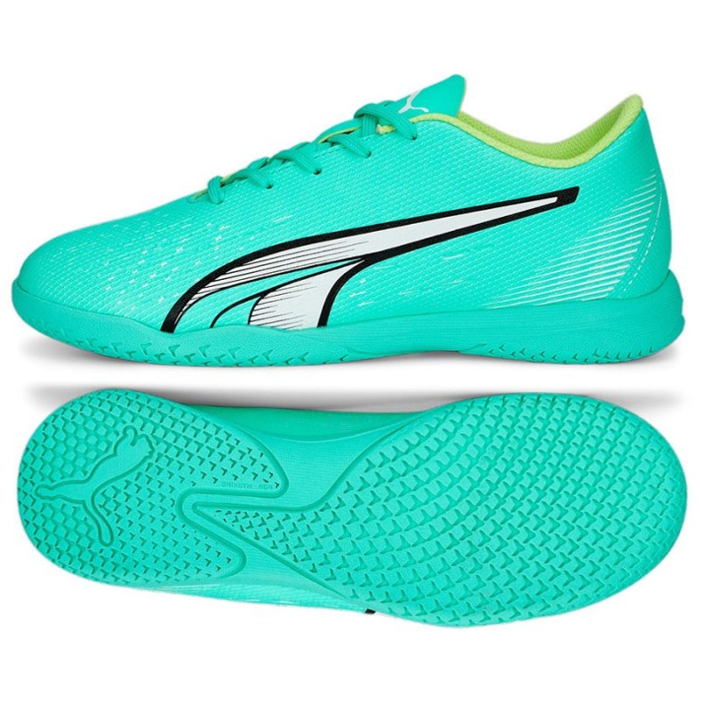 Scarpe da calcio Puma Ultra Play It Jr 107237 01 verde verde