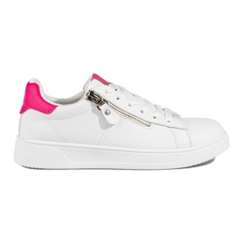 Classiche scarpe sportive da donna bianche Shelovet bianco