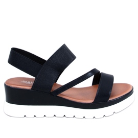 Sandali con zeppa Carlton neri nero