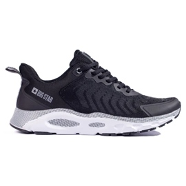 Scarpe sportive nere da uomo Big Star LL174096 Memory Foam nero