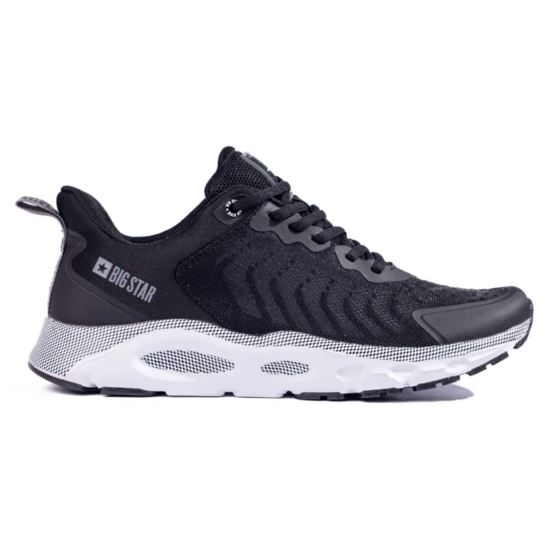 Scarpe sportive nere da uomo Big Star LL174096 Memory Foam nero