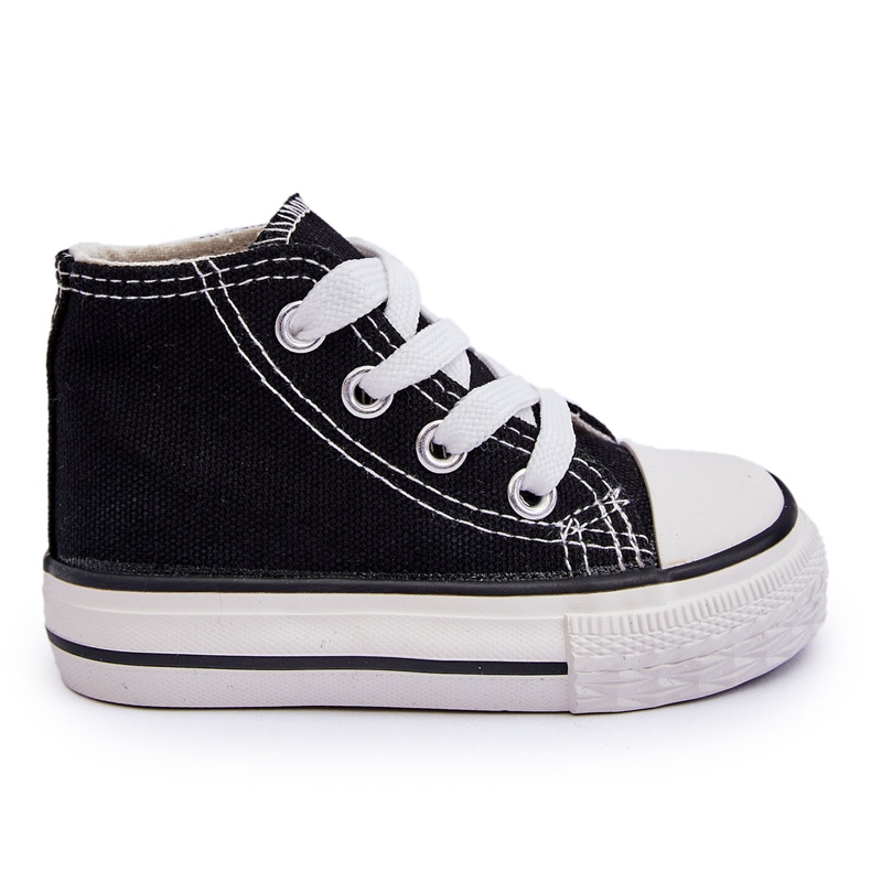 Sneakers alte da bambino Filemon nere nero