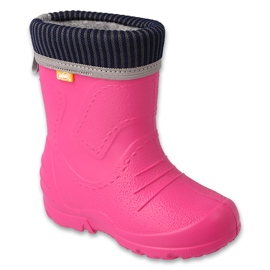 Befado scarpe per bambini wellingtons - fucsia 162P320 rosa