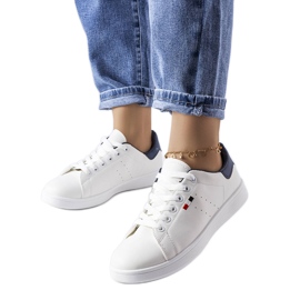 Sneaker Mothé in ecopelle bianca
