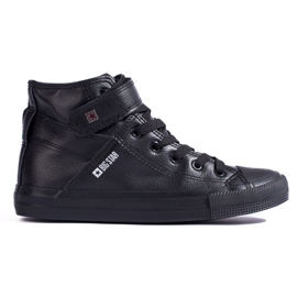 Sneakers alte da donna nere Big Star V274542 nero