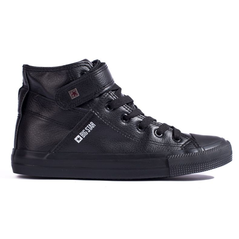Sneakers alte da donna nere Big Star V274542 nero
