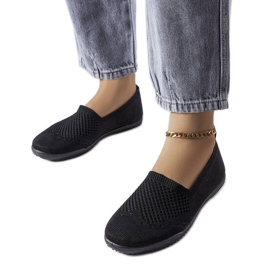 Sneaker senza lacci di colore nero di Mazuret