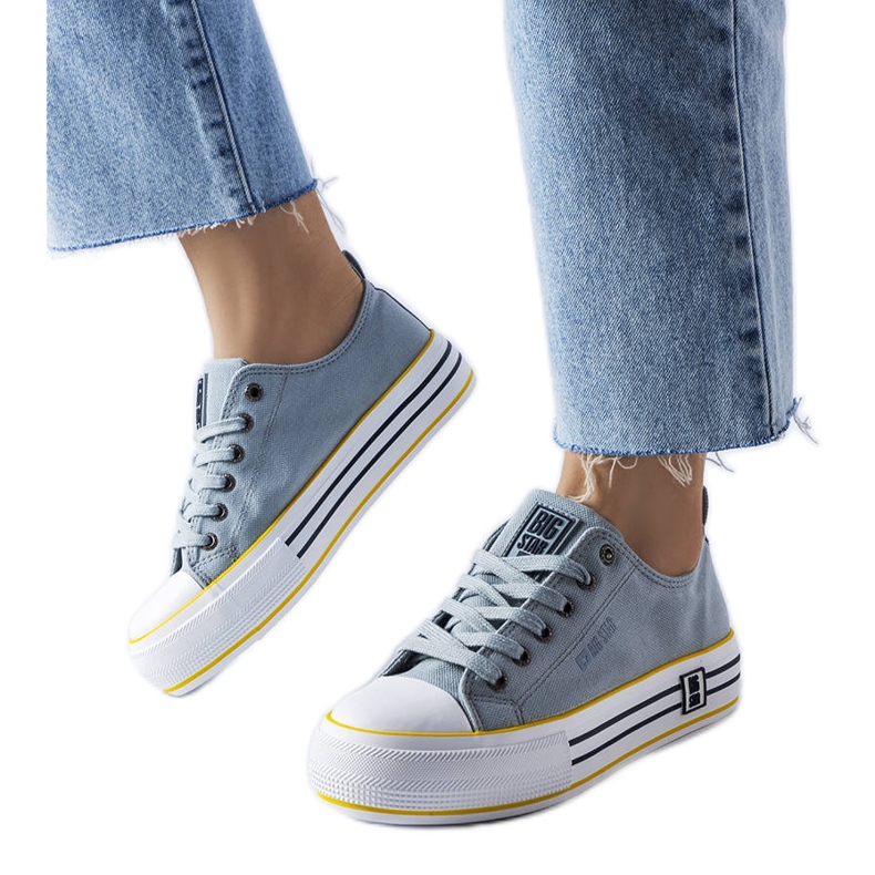 Sneakers con plateau blu di Big Star LL274183