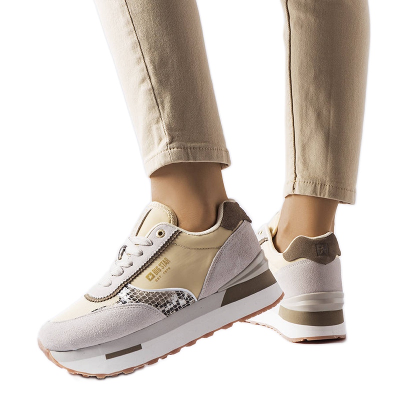 Sneakers Big Star beige LL274364