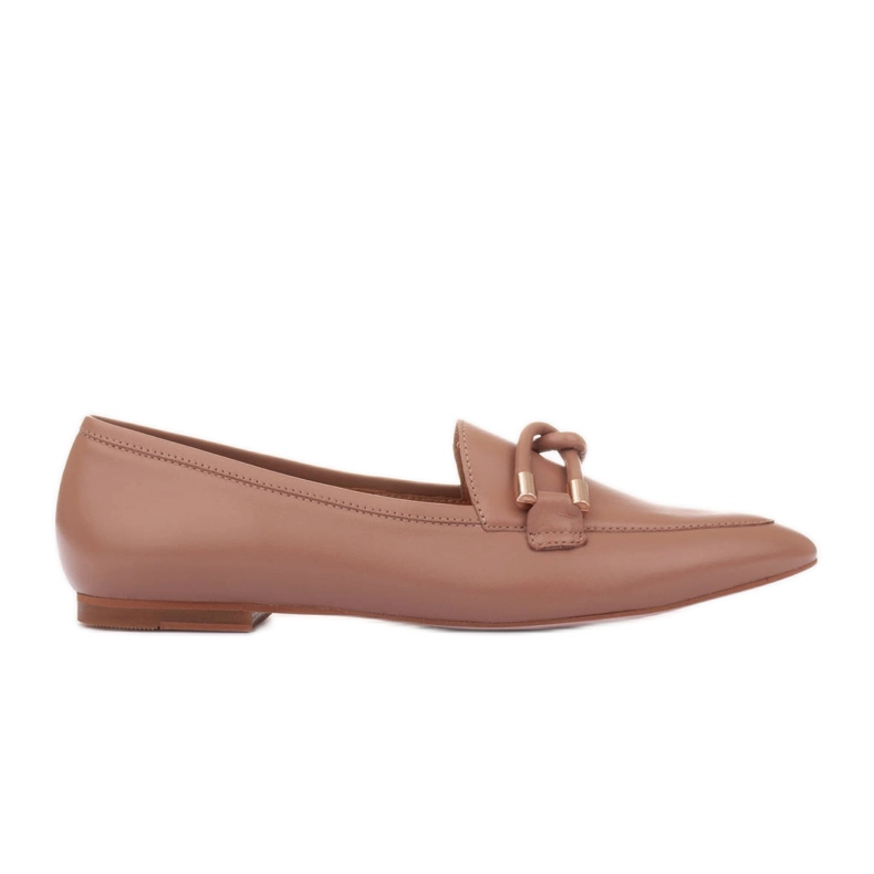 Marco Shoes Mocassini decorati beige