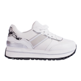 Sneakers da donna bianche Shelovet da donna bianca