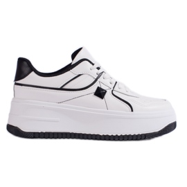 Scarpe sportive da donna Shelovet bianche e nere bianco