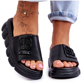 Vinceza Pantofole Platform Donna Con Decorazione Black Monroe nero