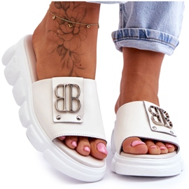 Vinceza Pantofole Platform Da Donna Con Decorazione Beige Monroe