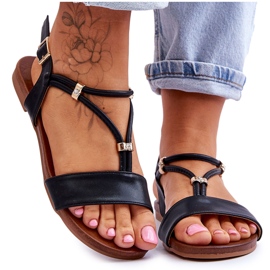 Sandali Bassi da Donna S.Barski KV-541-120 Neri nero