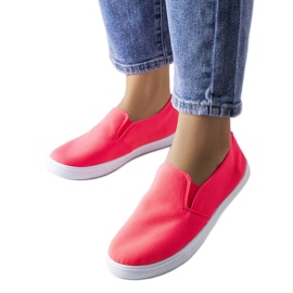 Sneaker senza lacci in tessuto rosa di Louisville