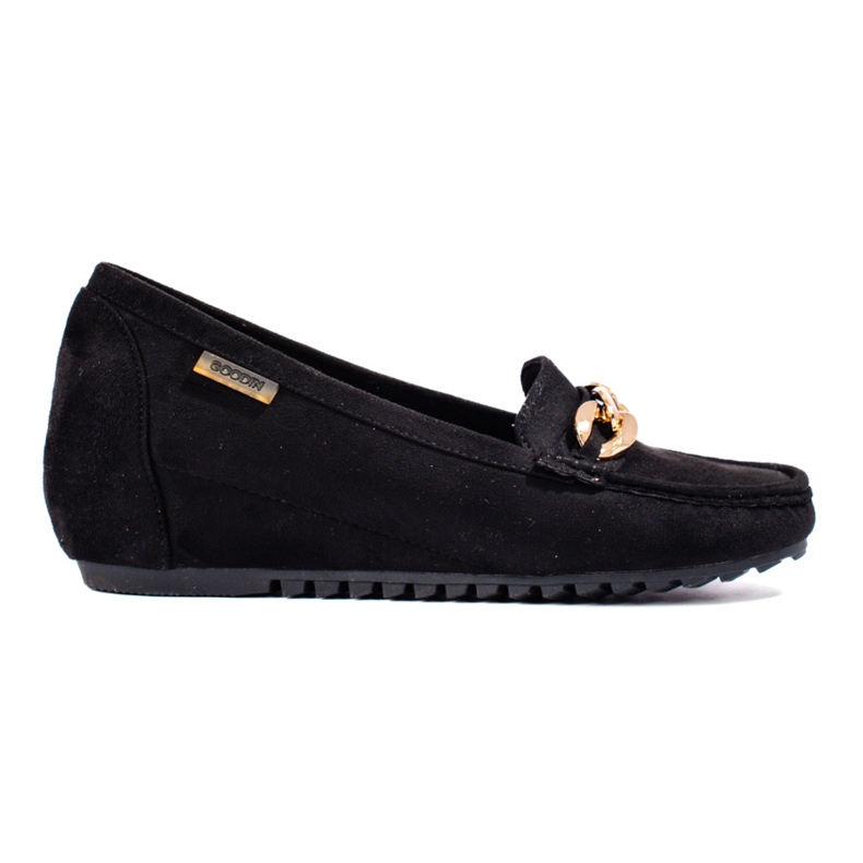 Mocassino Shelovet in camoscio nero