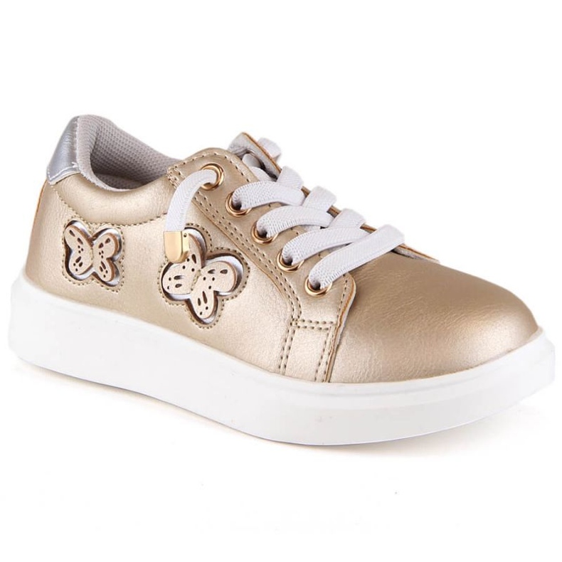 Scarpe metalliche oro Miss Jr. EVE420B d'oro