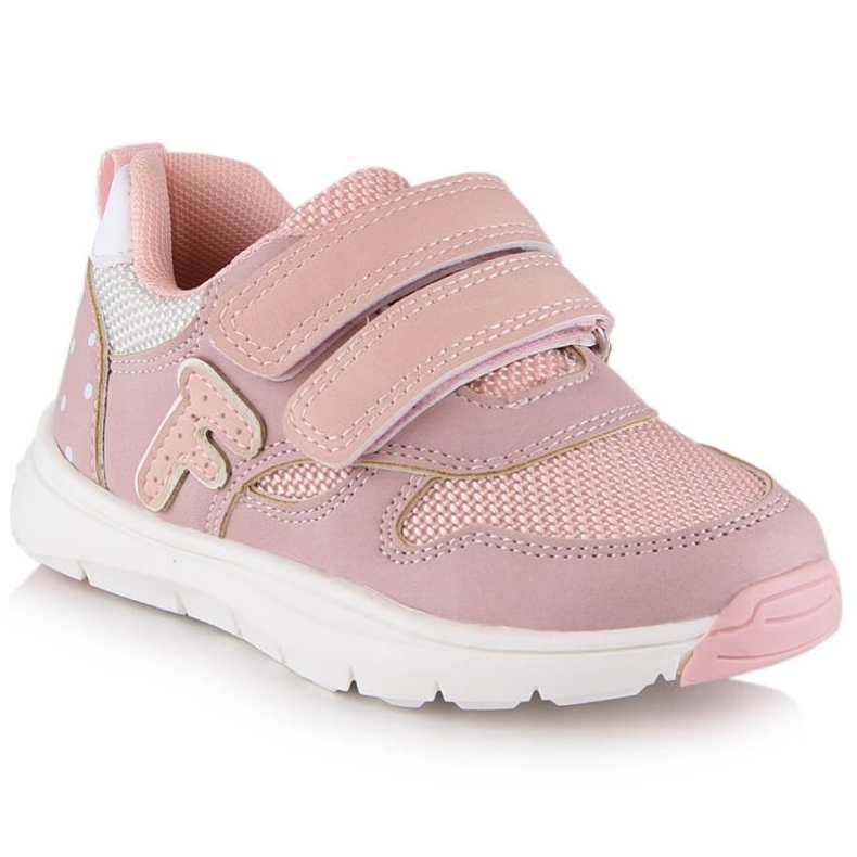 Scarpe sportive con velcro Miss Jr EVE421A rosa