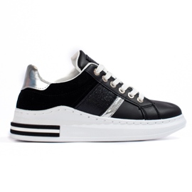 Sneakers nere con suola spessa di Shelovet nero