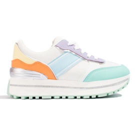 Sneakers da donna con plateau multicolore Shelovet