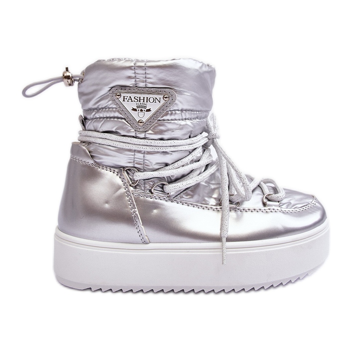 Stivali da neve isolati per bambini Silver Colina d'argento