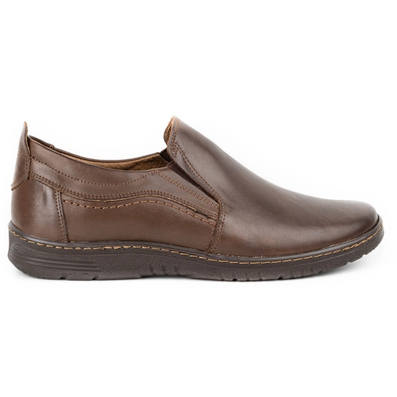 Olivier Mocassino da uomo in pelle 727MP marrone