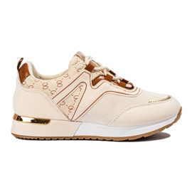 Scarpe sportive da donna beige Shelovet
