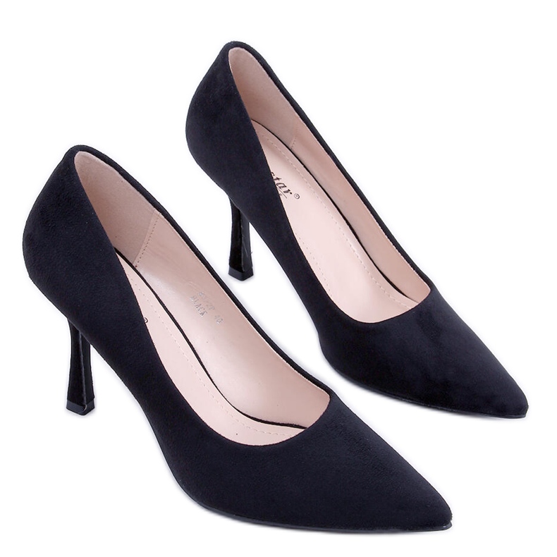 Stiletti da donna Giorgia Black in camoscio nero